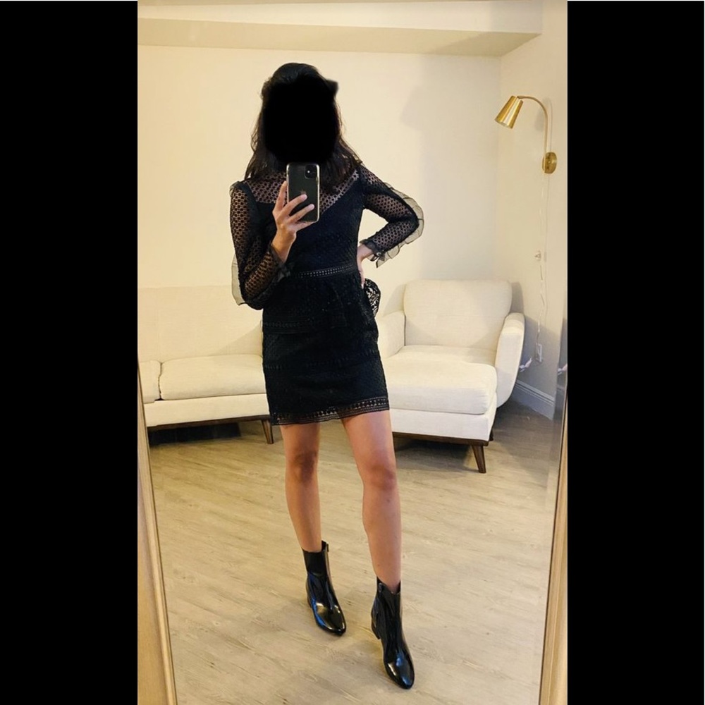 Lace dress from Aqua (Bloomingdales)